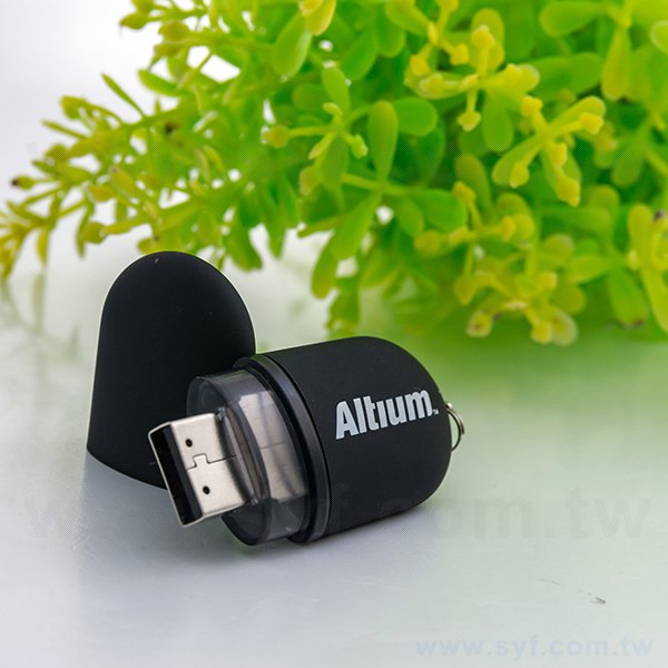 隨身碟-塑膠禮贈品吊飾USB-橢圓造型隨身碟-客製隨身碟容量-採購訂製印刷推薦禮品